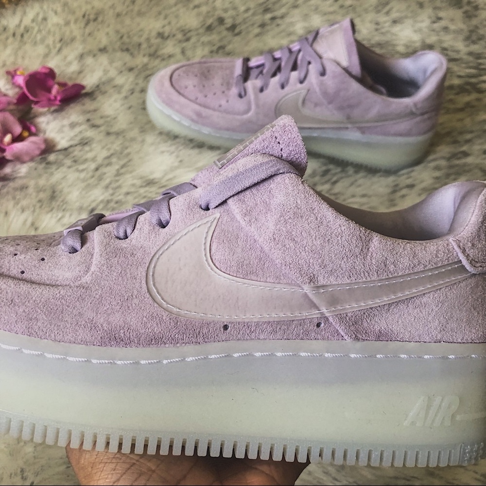 ‼️sold‼️Rare Nike Air Force 1 Sage Lilac 8.5W - Picture 5 of 8